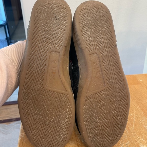 Zara Faux Leather and Suede Tennis  Shoes size 39 - Picture 5 of 5